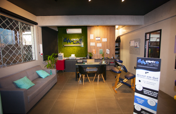 Estrutura da unidade Eletrolife em Florianópolis